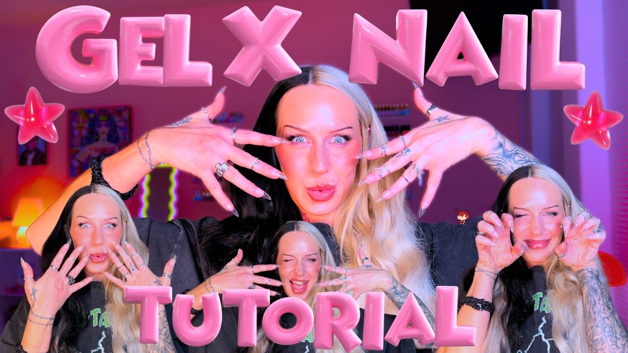 ⭐️💖⭐︎EASY GEL X NAIL TUTORIAL!⭐︎💖⭐️ How to do gel x nails like a pro & Jello Jello peel off base!⭐️