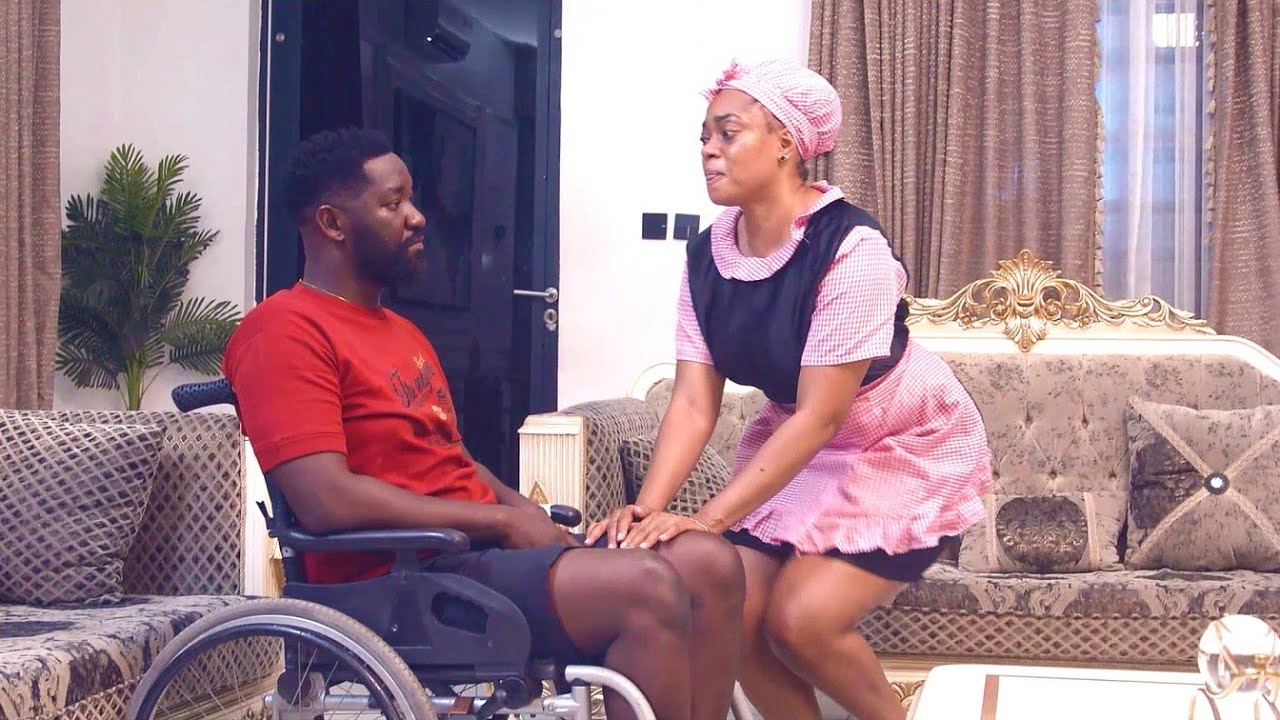 His Wife Abandoned Him After He Became Crippled But His Maid Stayed and Loved Him - Nigerian Movies
