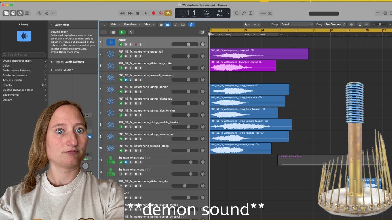 I found a random folder of waterphone sfx samples...things got...weird