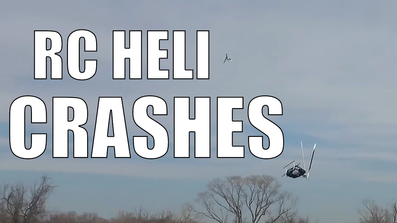 5 Minutes of RC Helicopter Crashes