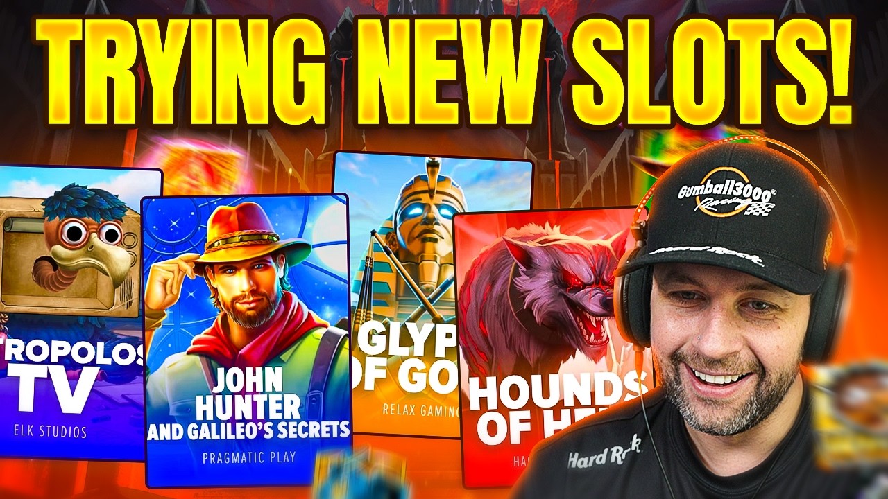 I SPUN in a MAX BET BONUS on HOUNDS of HELL!! PLAYING *NEW* SLOTS I MISSED!! (Bonus Buys)