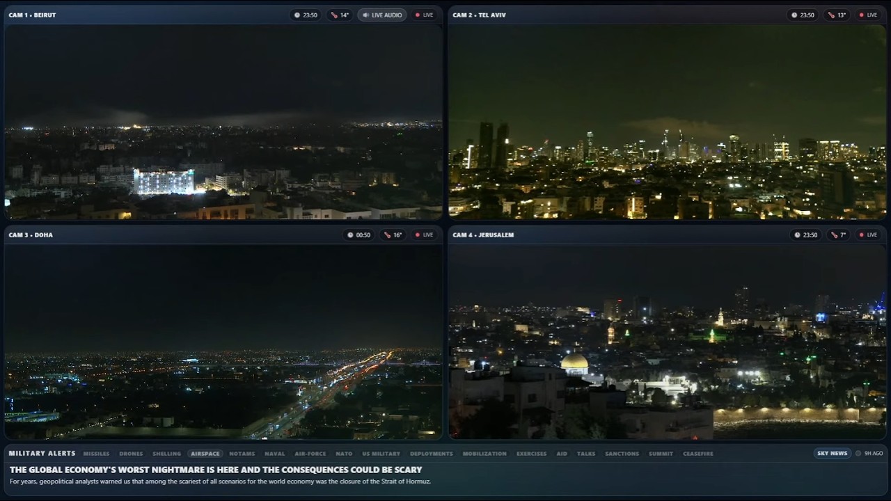🔴 MIDDLE EAST MULTI-LIVE • FRONT LINES • WITH LIVE AUDIO • MILITARY ALERTS 🚨