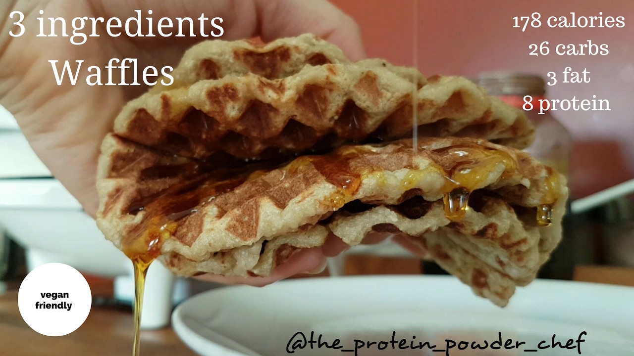 Vegan Waffles - only 3 ingredients !!!