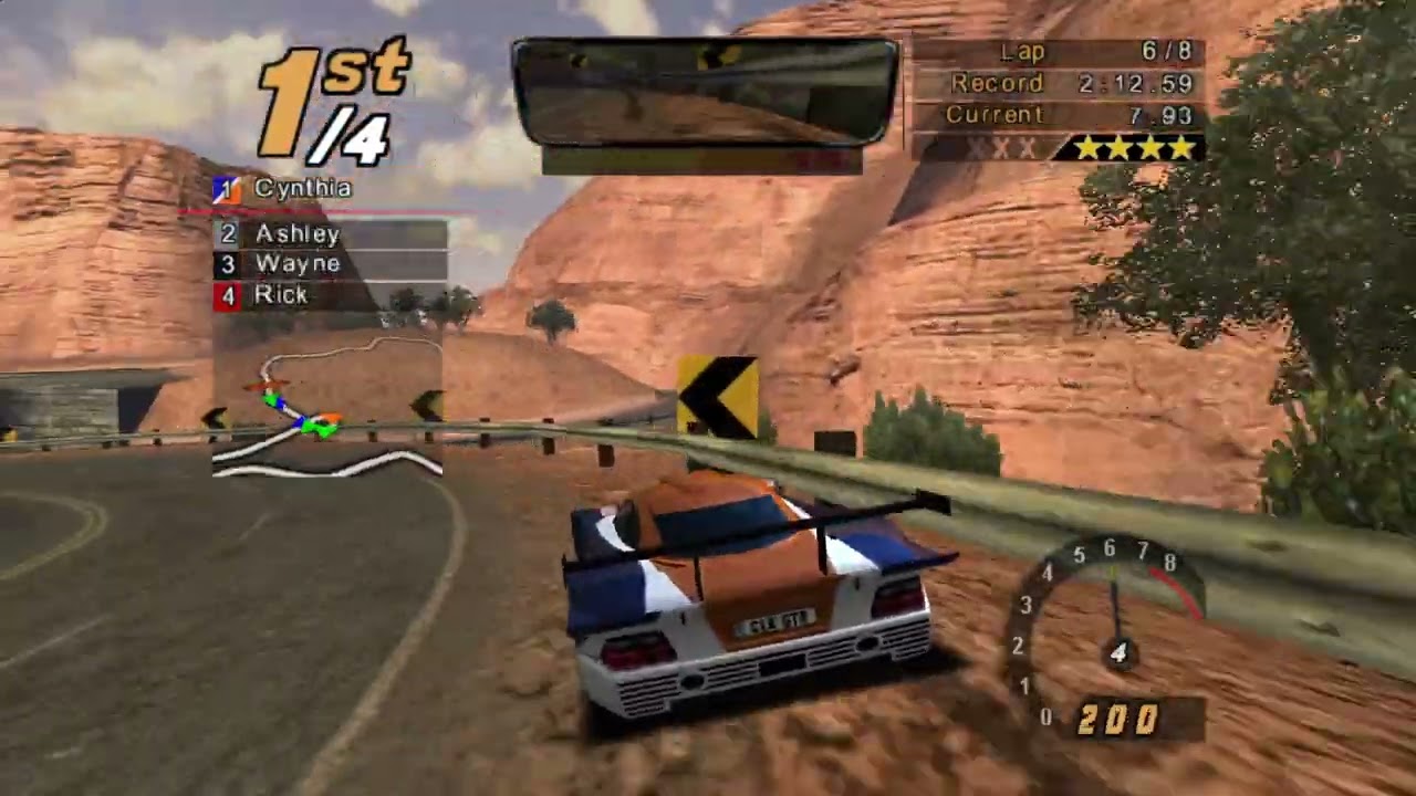 Need for Speed: Hot Pursuit 2, Mercedes CLK GTR NFS Edition, 8 laps Outback II