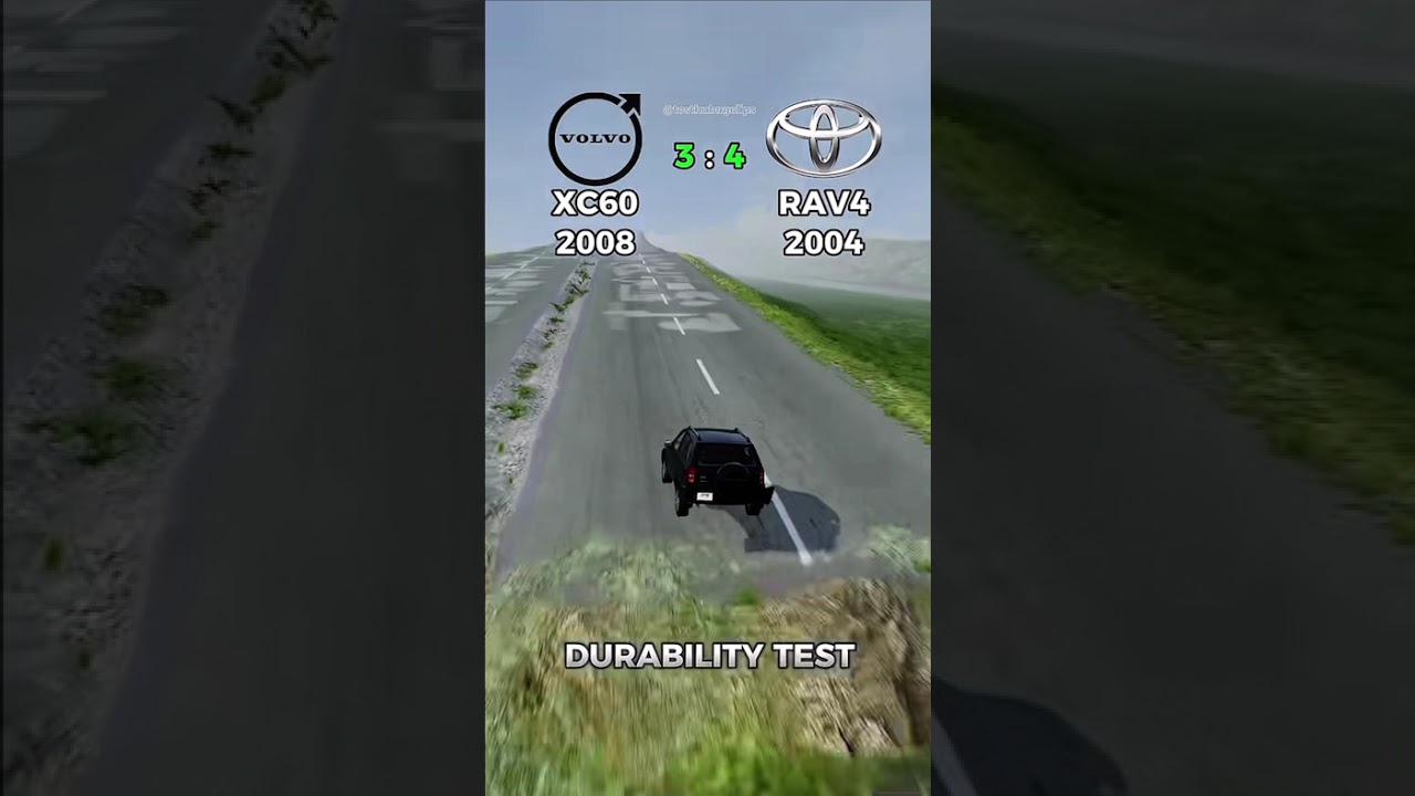 Durability Test Volvo XC60 2008 VS Toyota RAV4 