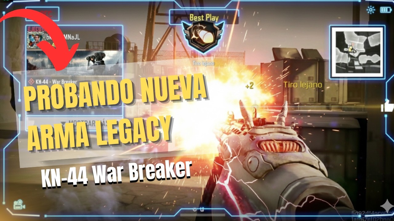 Probando La Nueva Arma LEGACY  KN 44 War Breaker