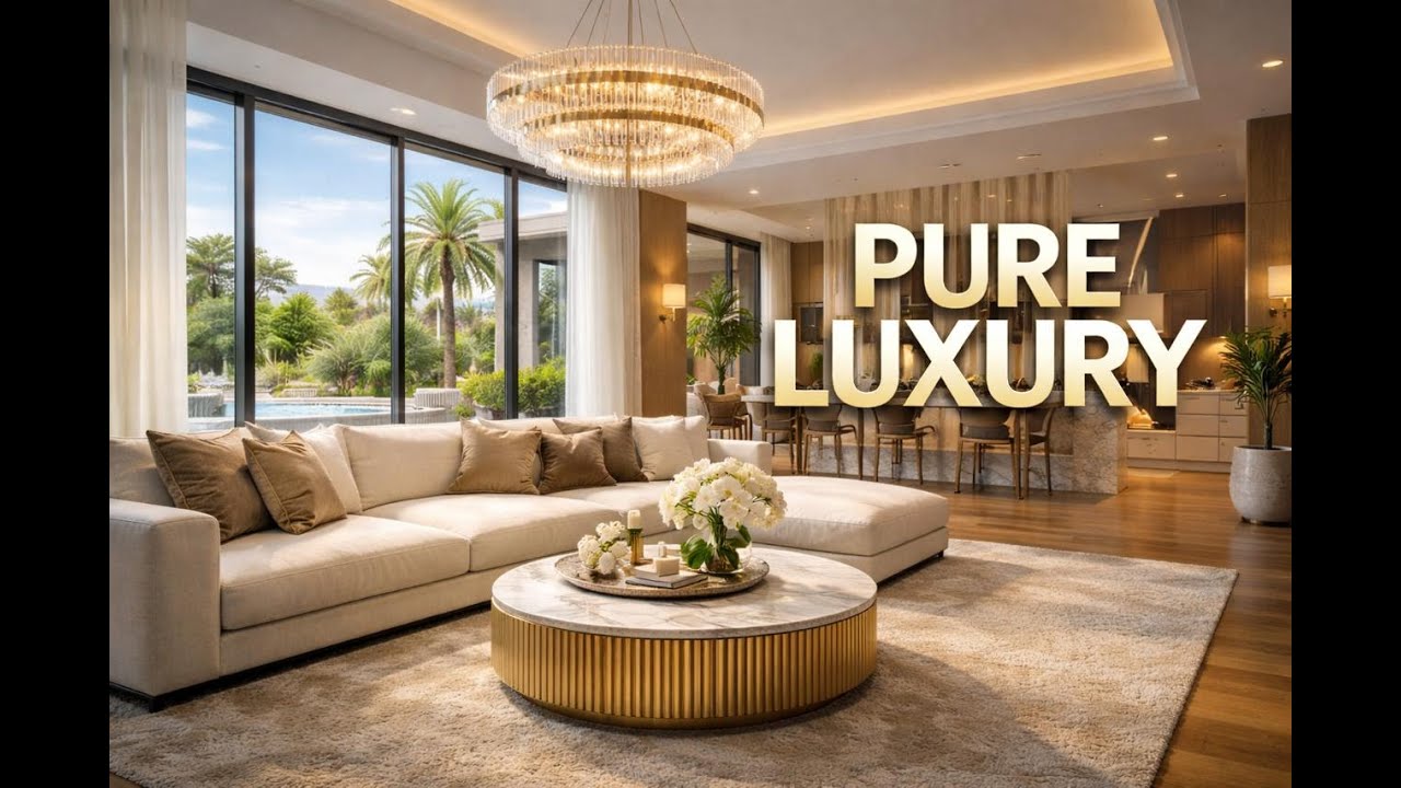 Ultra?Luxury Modern Villa Tour  Cinematic Interior & Exterior 4K