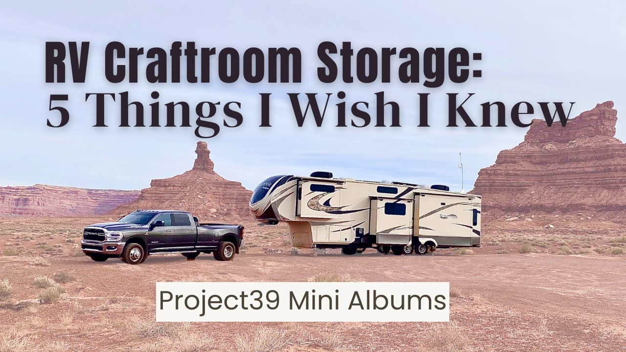 5 RV Craft Storage Rules I Wish I knew BEFORE I Moved into my RV | Small Space Craft Storage Tips