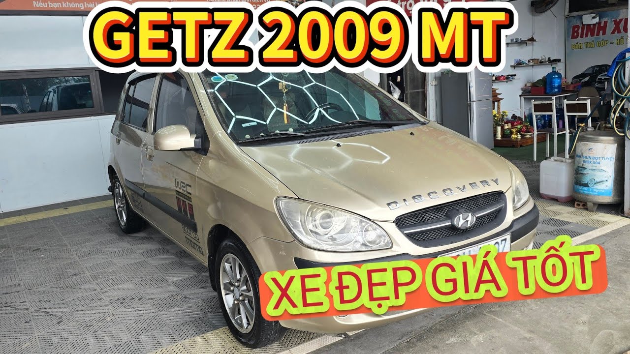 Siêu phẩm Getz 2009 chỉ 11x tr máy số cực chất - xe gia đình ko taxi ko khoan đục - ô tô cũ giá rẻ