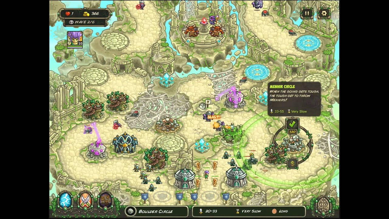 Kingdom Rush Origins - Shrine of Elynie - Heroic Challenge