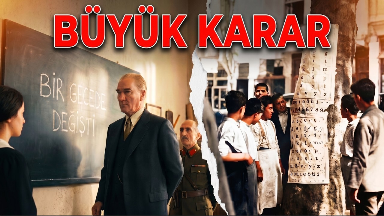 Atatürk ve Harf Devrimi (1928) | Okuma, Yazmayı Nasıl Öğrendik?