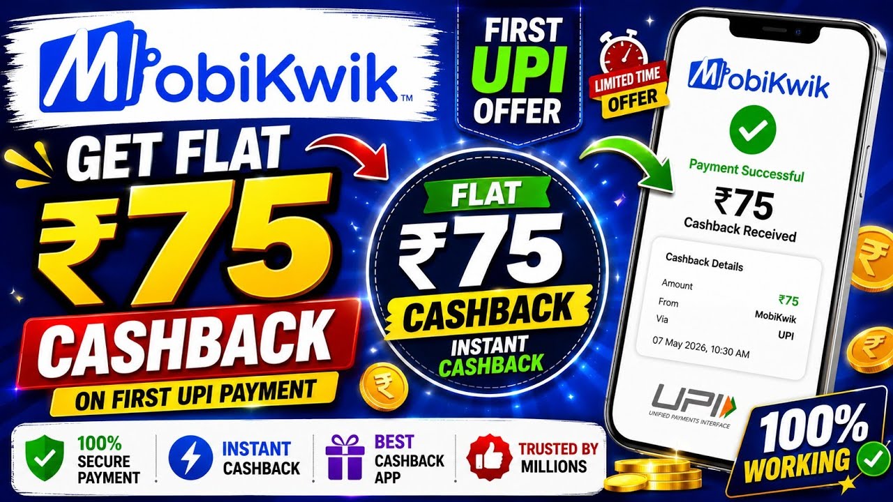 Best UPI App for High Cashback in 2026 | MobiKwik UPI Cashback Review | Best Cashback App India