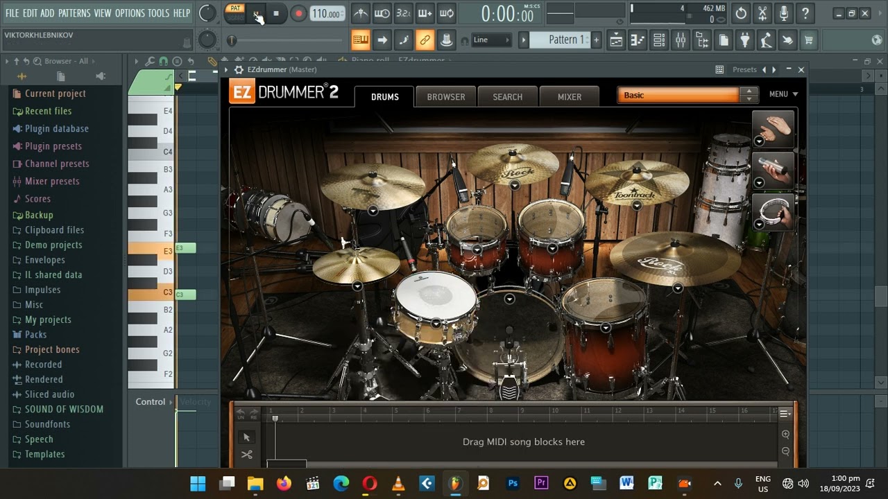how to make a sebene instrument drum loop in fl studio