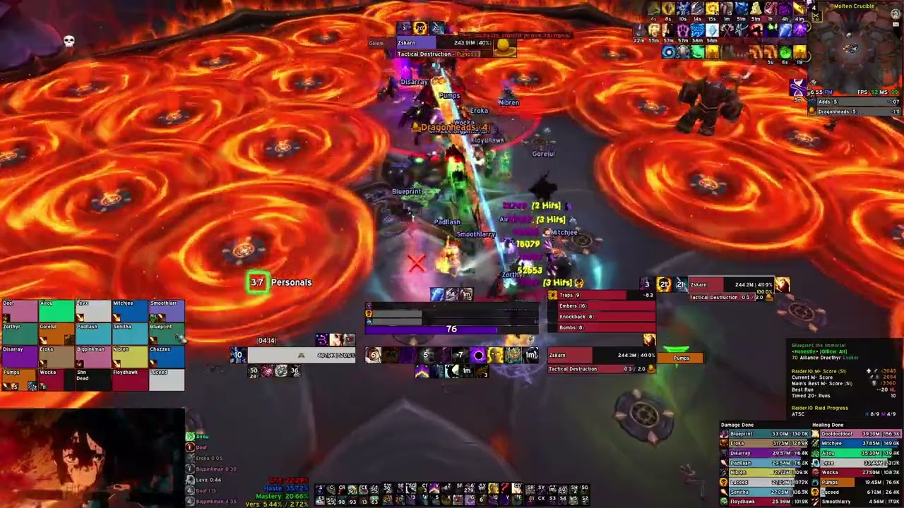 Honestly vs Mythic Zskarn - Shadow Priest POV