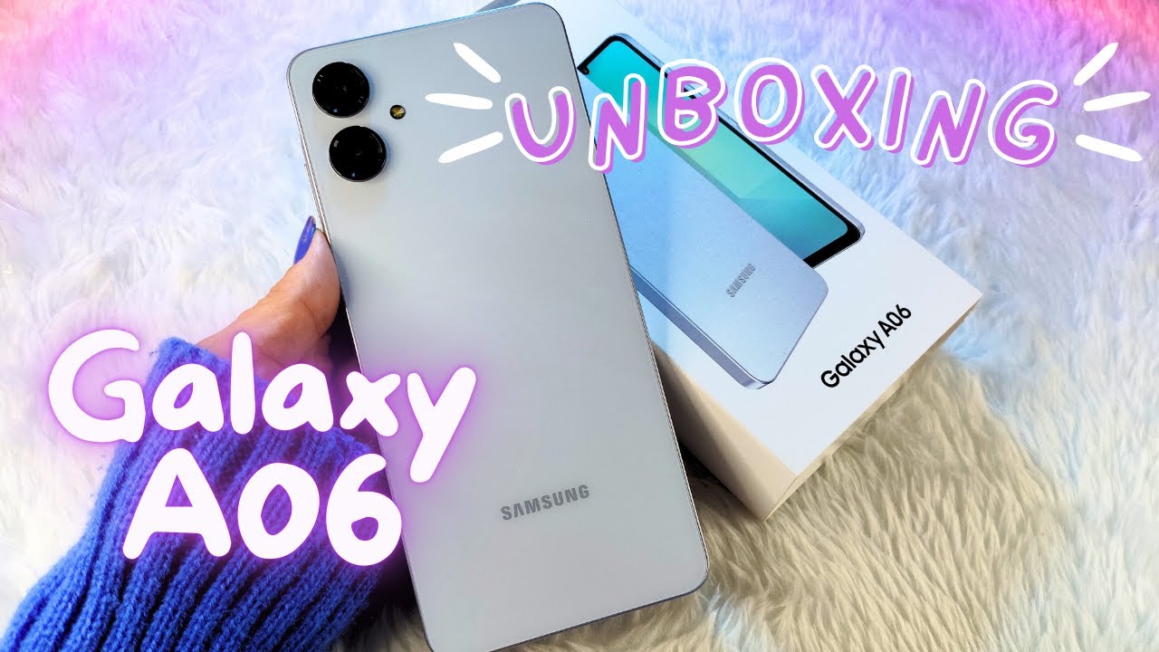 UNBOXING GALAXY A06 - O Celular BARATO Da Samsung COM NOVO DESIGN Que Promete Entregar Tudo!