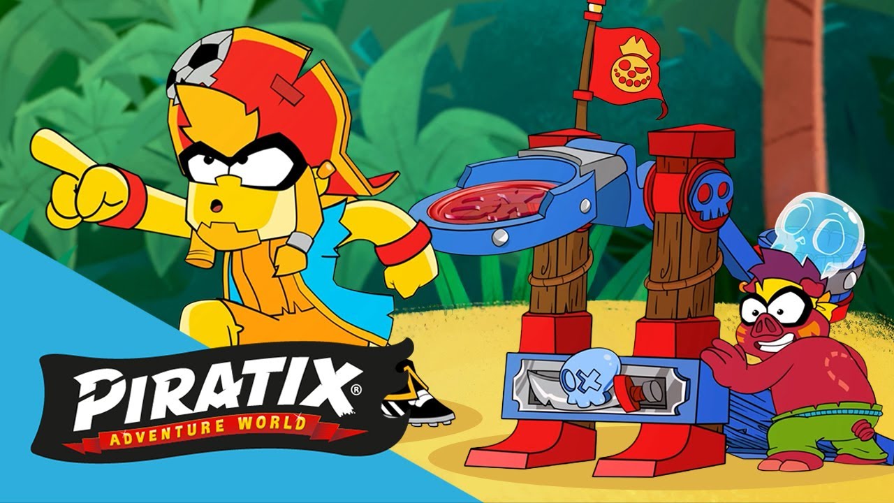 ¡NUEVO EPISODIO! Las catapultas contra la tripulación cristal🌴PIRATIX 🏴‍☠️  Dibujos para NIÑOS