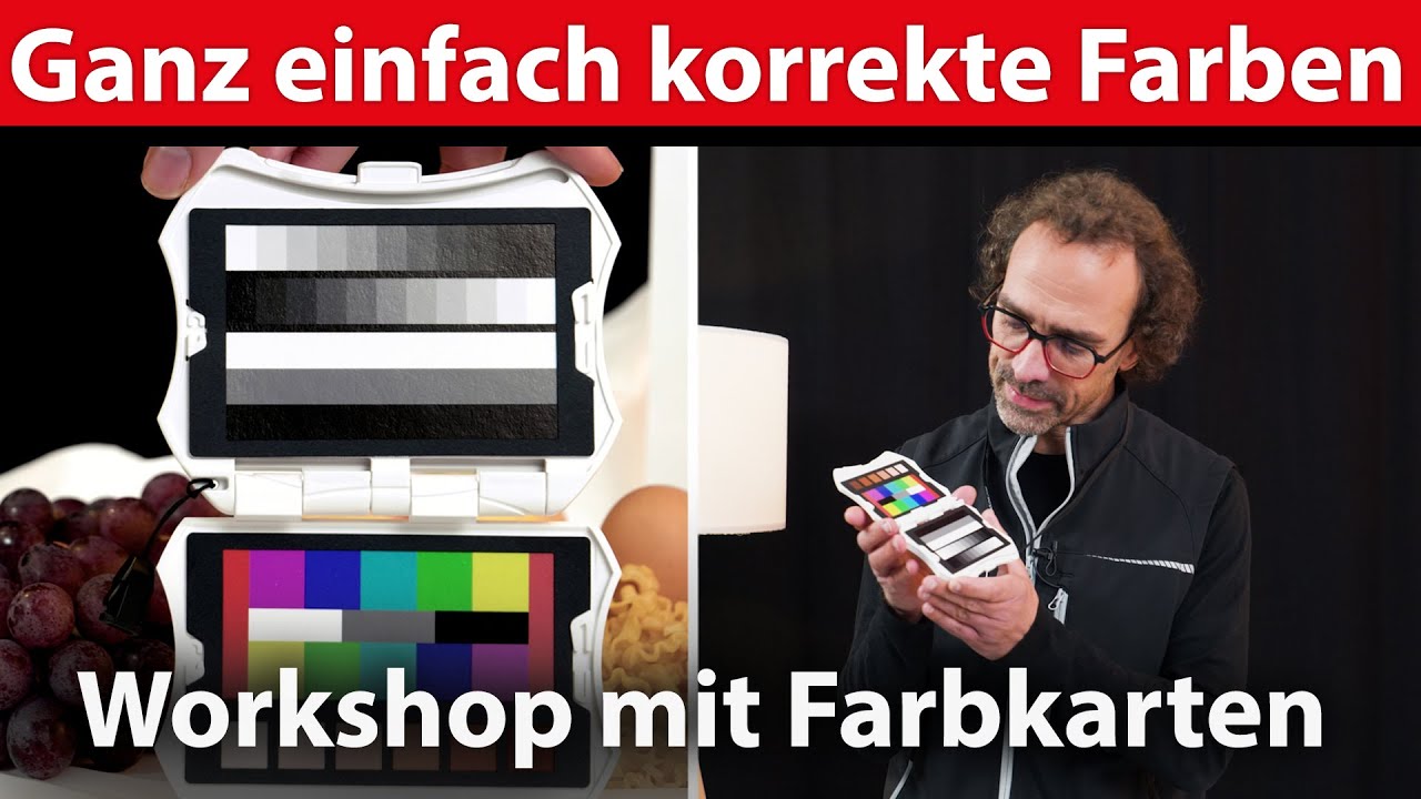 Ganz einfach korrekte Farben mit Farbkarten