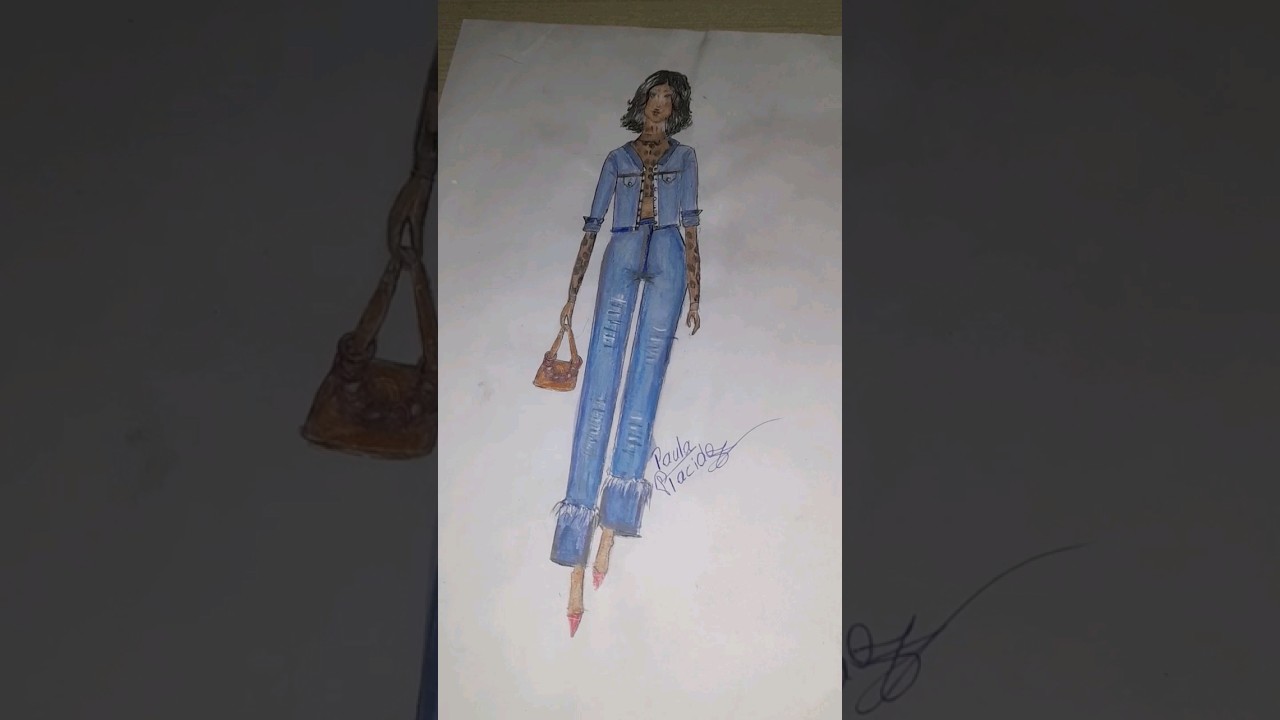 mostrando minha evolução com desenho de moda✏️🎨 #croquidemoda #croqui #estilistas #desenhodemoda