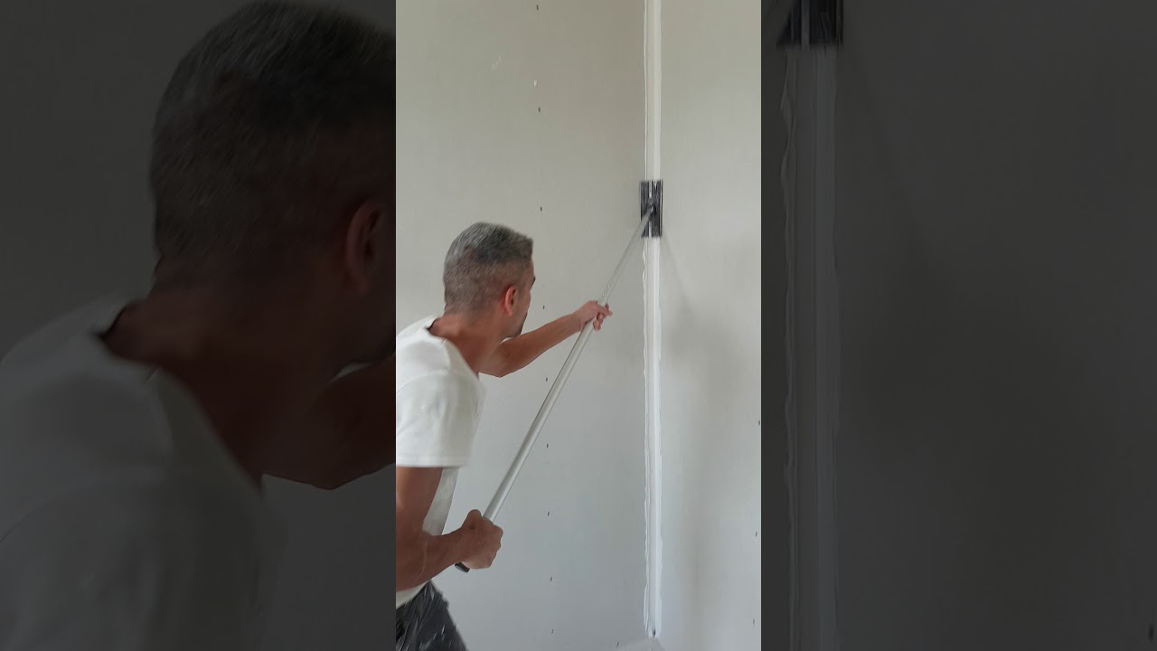 Drywall jointeur bazooka rouleur d'angle et finisseur d'angle tapetech #tapetech