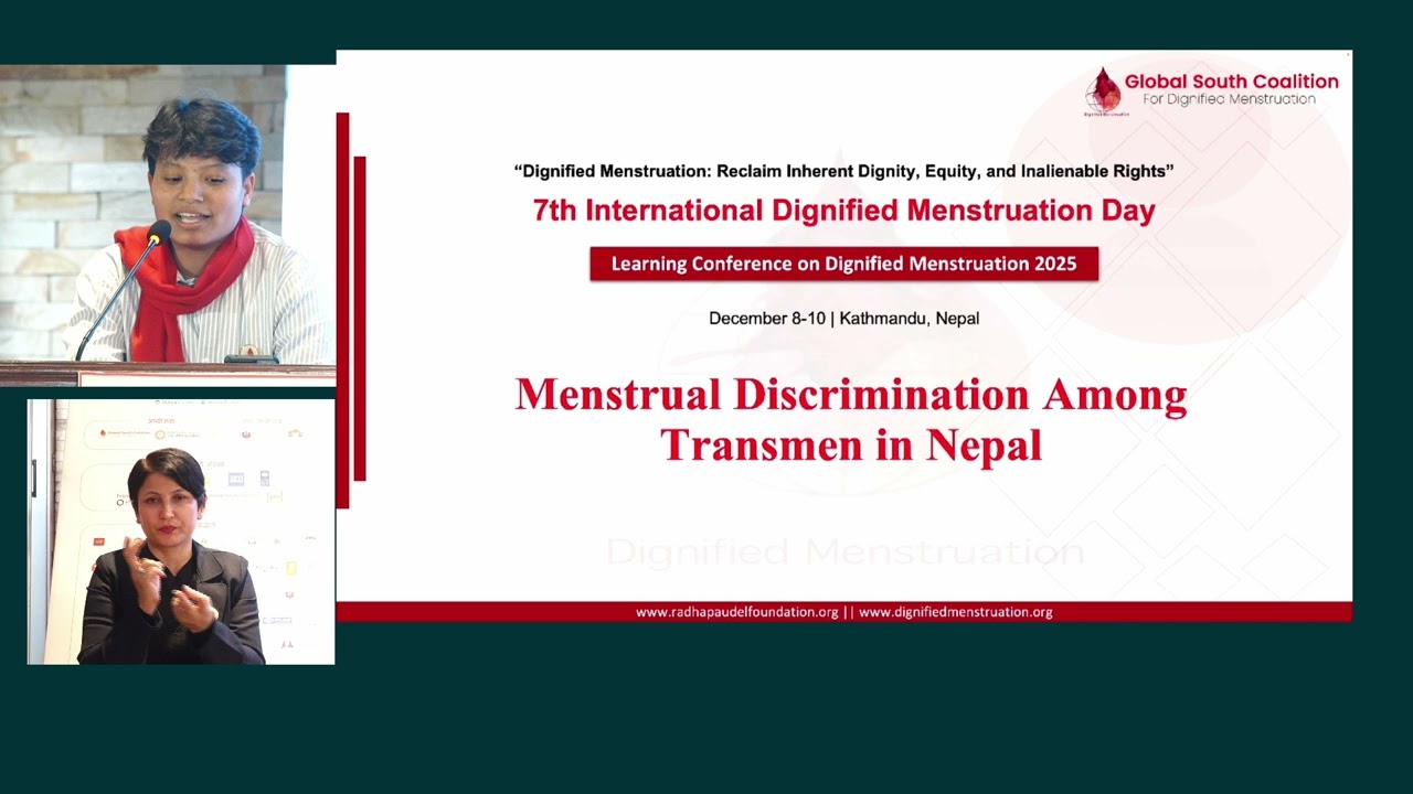 Session 7 | Panel Discussion | 7th International Dignified Menstruation Day | Learning Conference