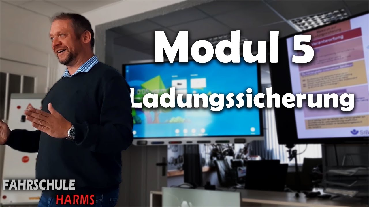 Einblick in unsere Berufskraftfahrer Weiterbildung, Modul 5: Ladungssicherung | Fahrschule Harms