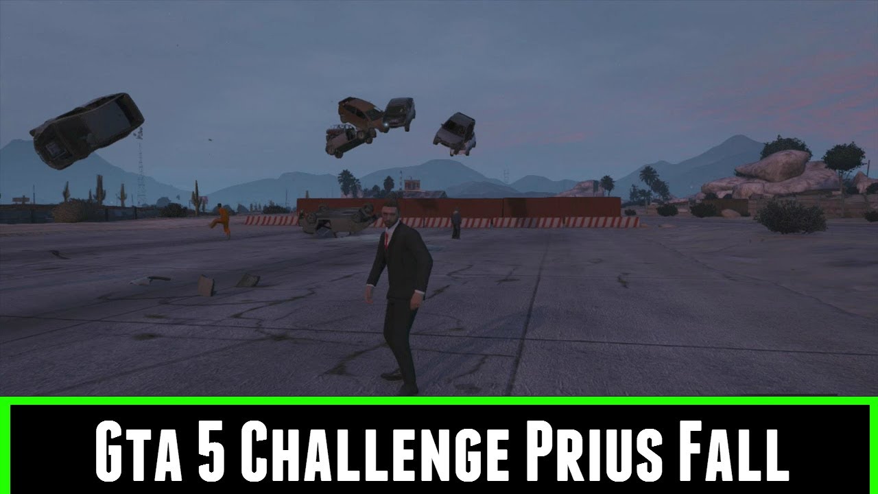 FailRace Gta 5 Challenge Prius Fall