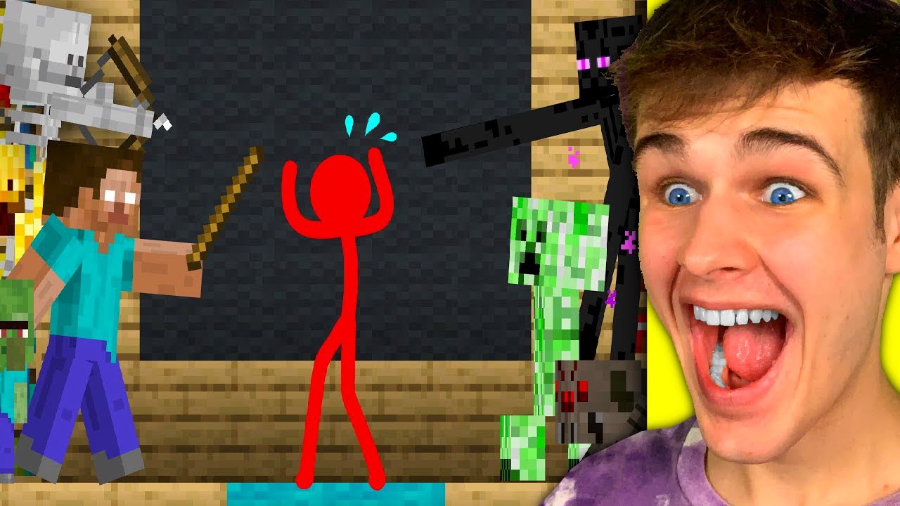 Nejlepší STICKMAN MINECRAFT animace na YouTube!