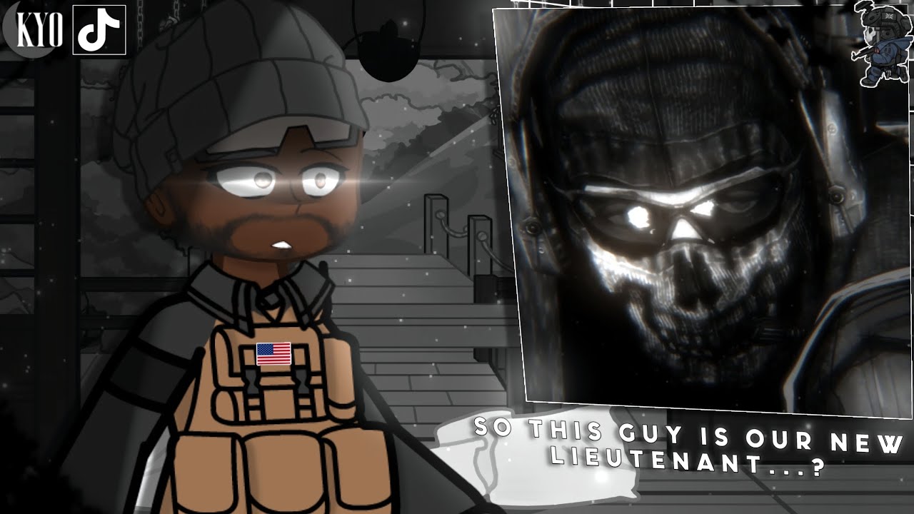 Battlefield 6 React To Ghost | Ghost as New Lieutenant | Call of Duty x Battlefield 6 | Gacha React