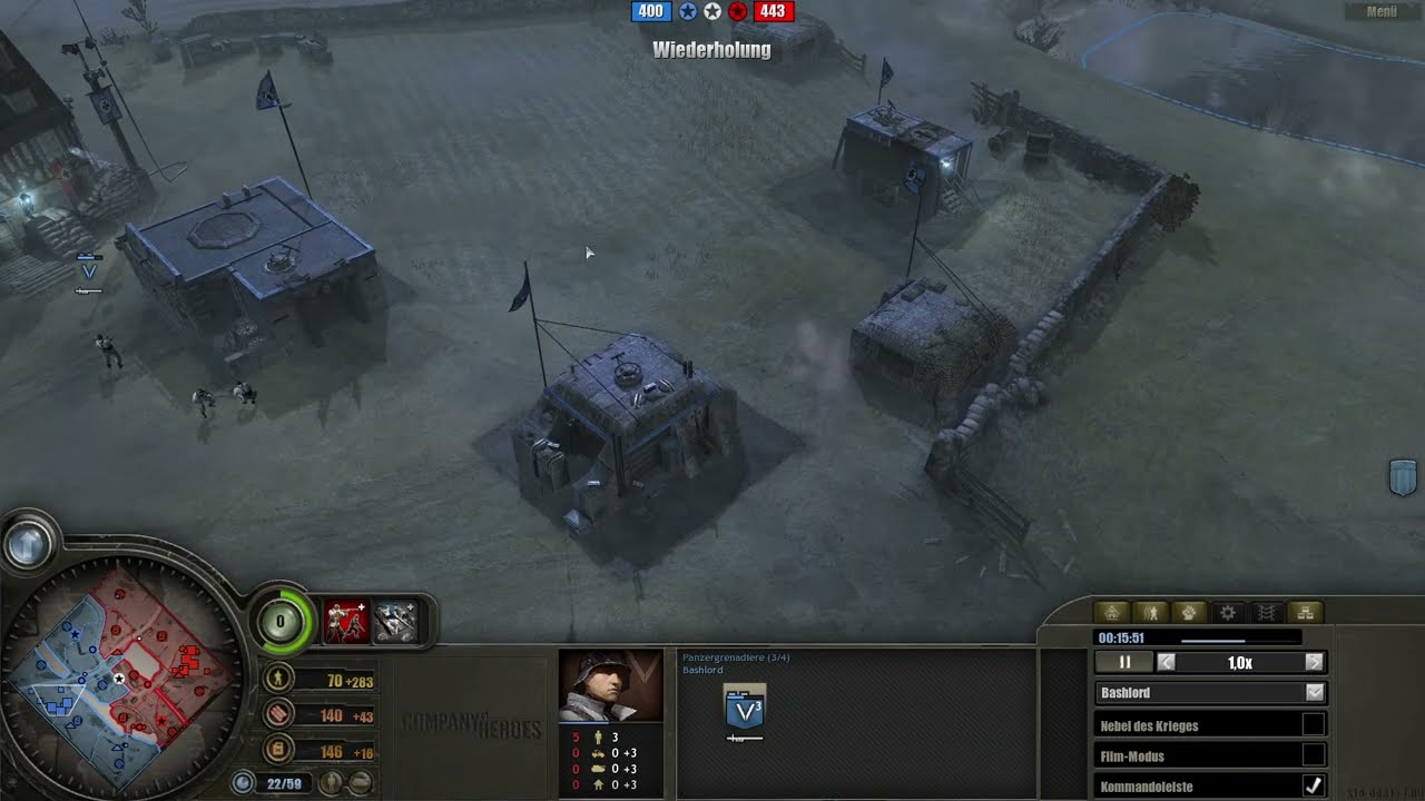 Company of Heroes - Goliath 105 Kills? - Der unglaubliche Bashlord wieder bei der Arbeit
