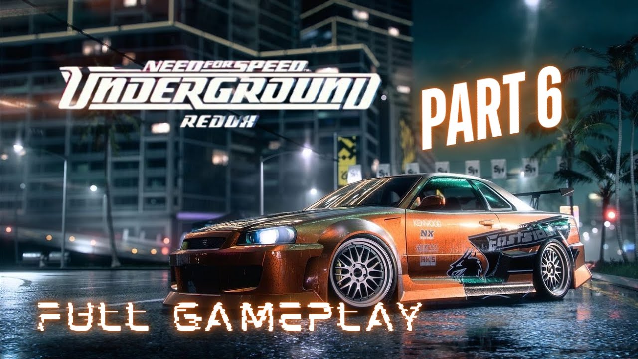 HARD MOD!🔥 NFS Underground REDUX (FULL GAMEPLAY) #nfs #hard #gameplay #underground #full #mod #mod