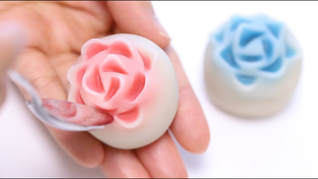 How to make Nerikiri Rose Candy 【Japanese Traditional Candy Wagashi】