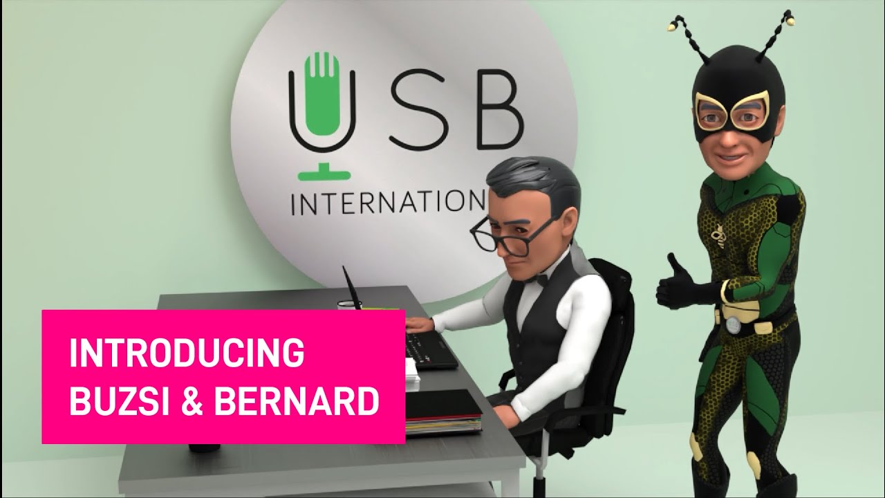 Introducing Buzsi & Bernard #avatars #animatedvideo #businessvideo #corporateevents