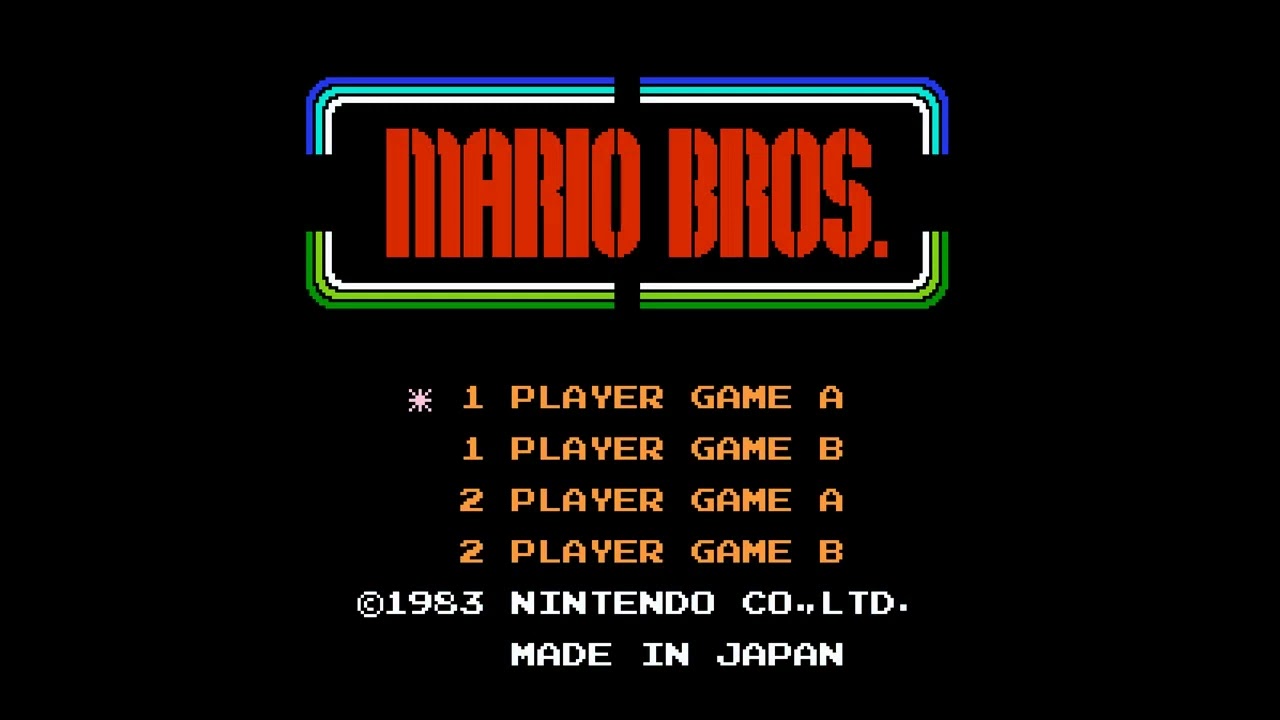 NES Mario Bros. Title Theme (Full Version)