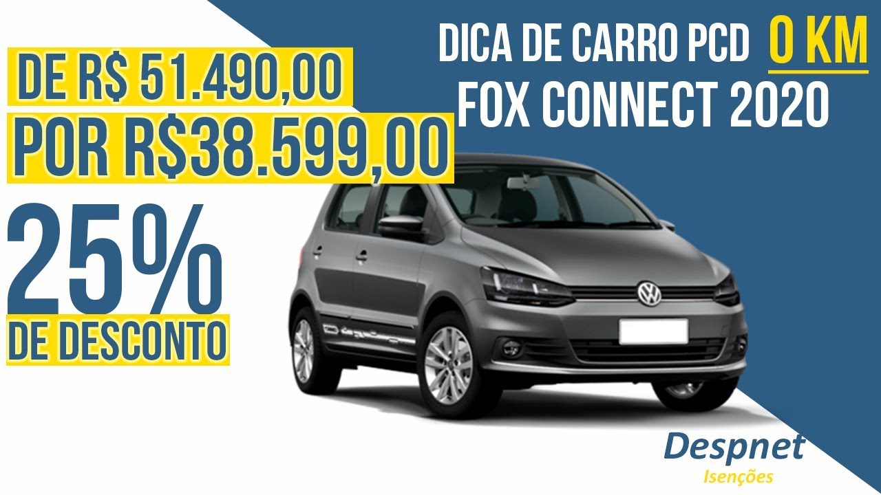 CARRO PCD | FOX CONNECT 1.6 2020