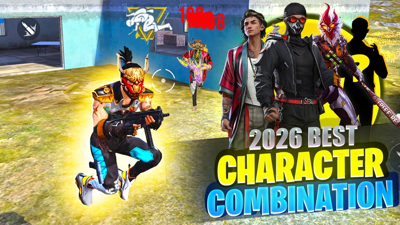 Best Character Combination 2026 After OB52 Update for Rushers , Bombers and Snipers - Free Fire Max