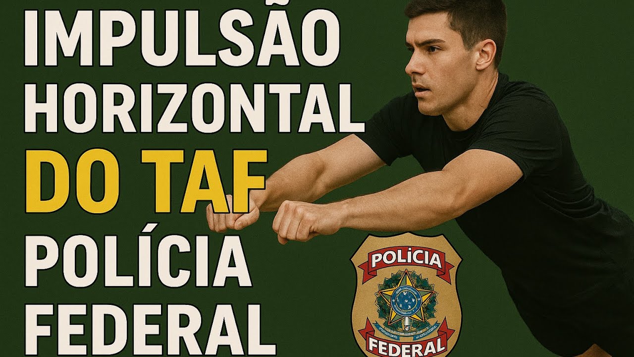 SALTO HORIZONTAL no TAF da PF 2025 🚨 | Aprenda a Técnica com a TAFMIL ⚡️