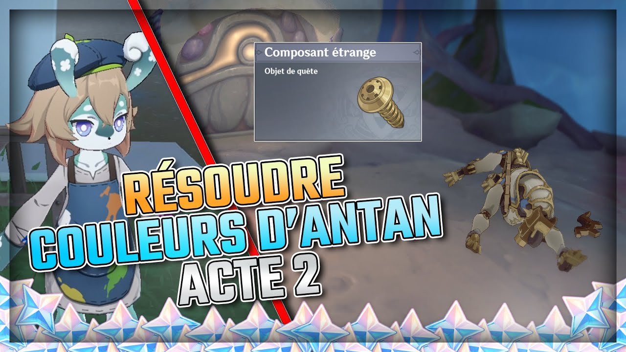 Un DÉGRADÉ de RÊVE et D'OCRE - La douce pluie imminente | Quête monde FONTAINE | Genshin Impact