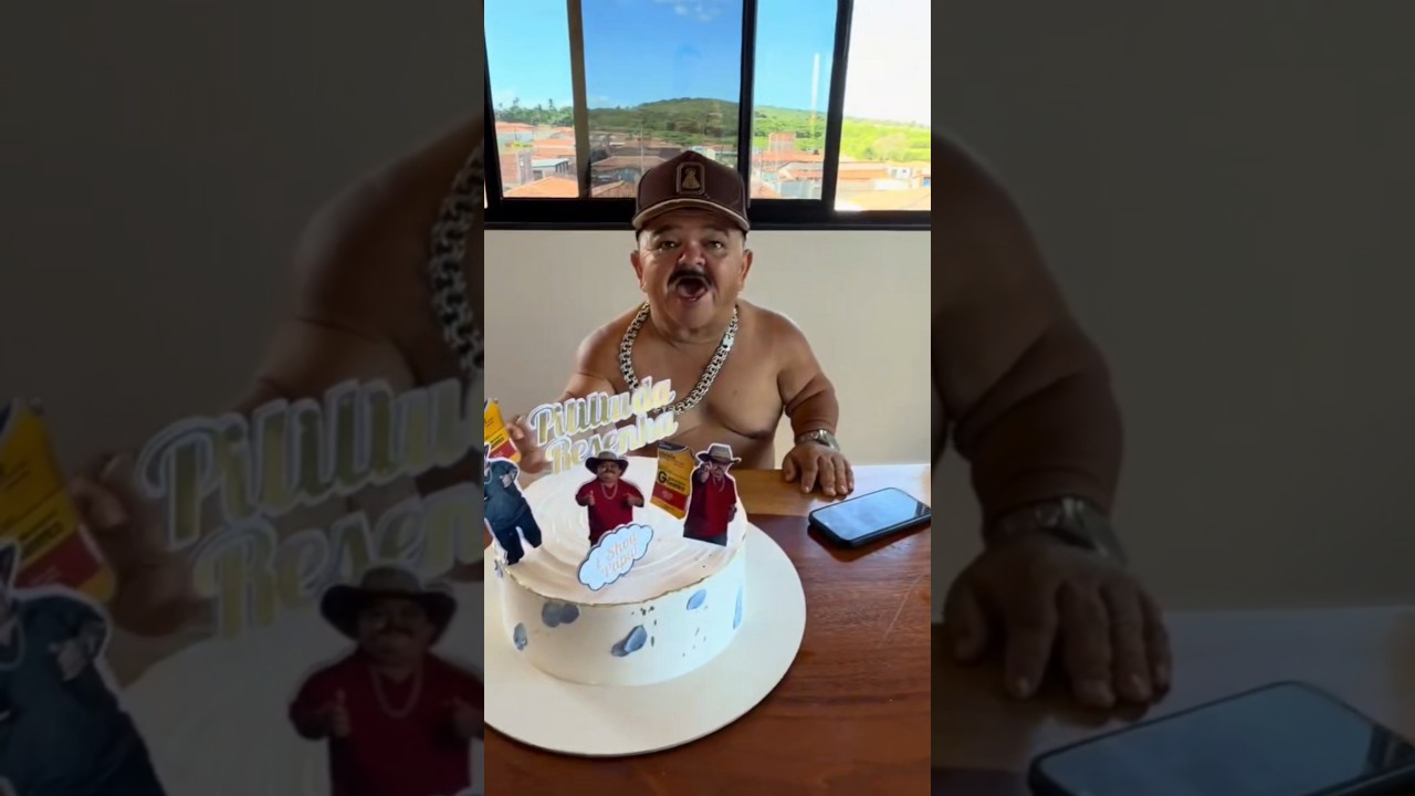PILILIU COMPLETA 46 ANOS, MAIS N&Atilde;O GOSTOU DO BOLO QUE GANHOU 🤣