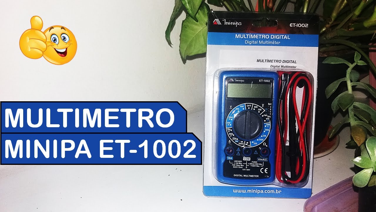 Multimetro Digital ET-1002 MINIPA