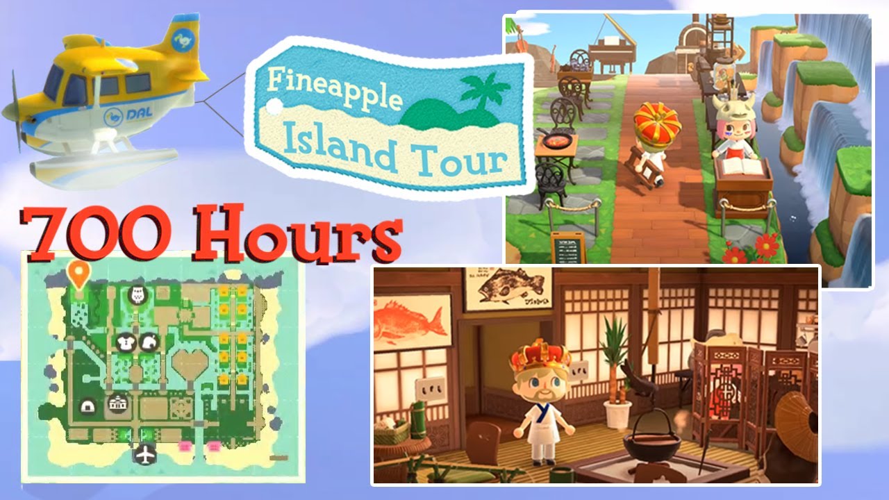 Almost 700 hours, No Time Travel! | Animal Crossing: New Horizons Island Tour #12 - Fineapple