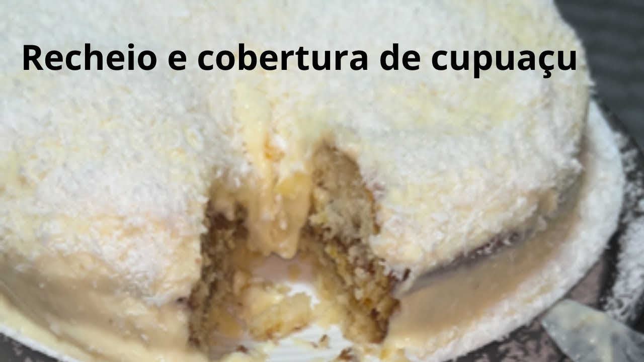 BOLO DE CUPUAÇU UMA DELÍCIA!😋