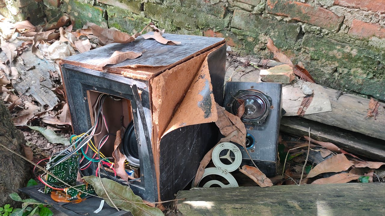 restoration speaker box - restoration old broken speaker