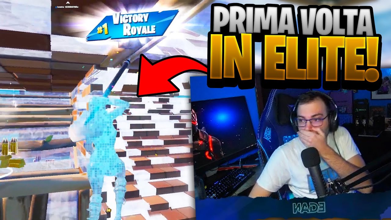 REAZIONE alla PRIMA VOLTA in ELITE di @Piz ! Fortnite ITA Gameplay Coppa Divisioni