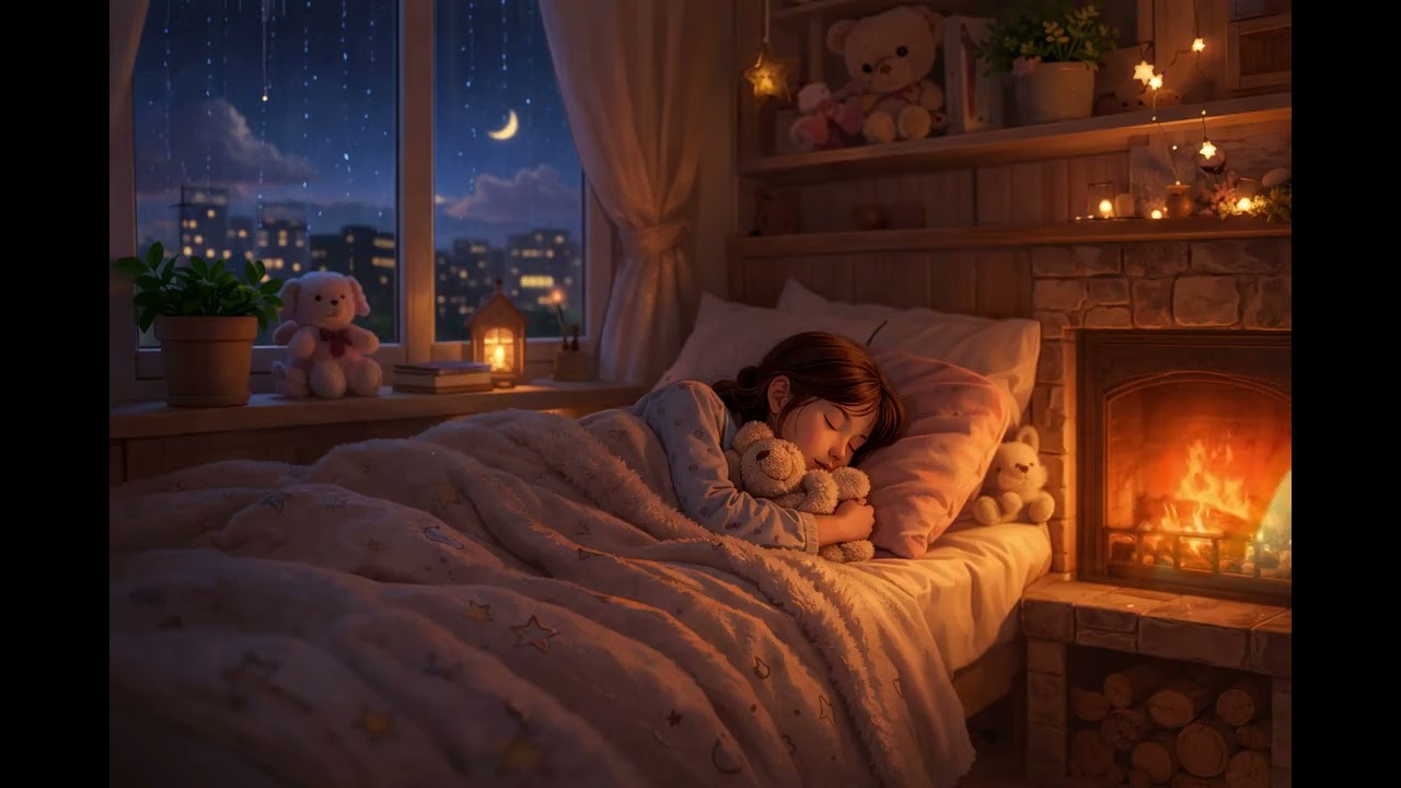 8 Hour Instrumental Sleep Music – Gentle Rain, Piano & Flute for Deep Sleep