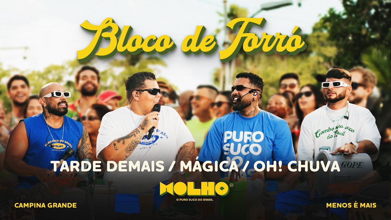 Grupo Menos &Eacute; Mais - Tarde Demais / M&aacute;gica / Oh! Chuva (Ao Vivo)