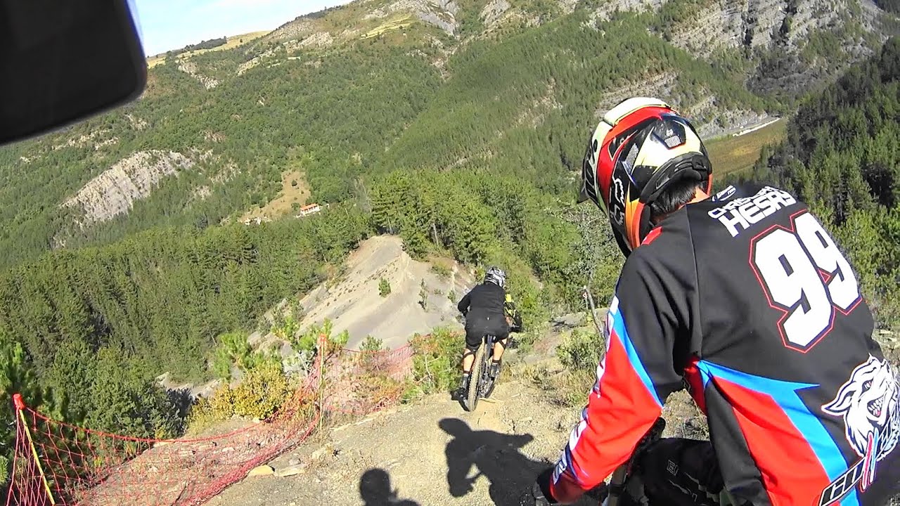 Piste bleu EVO Bike Park - Digne les bains