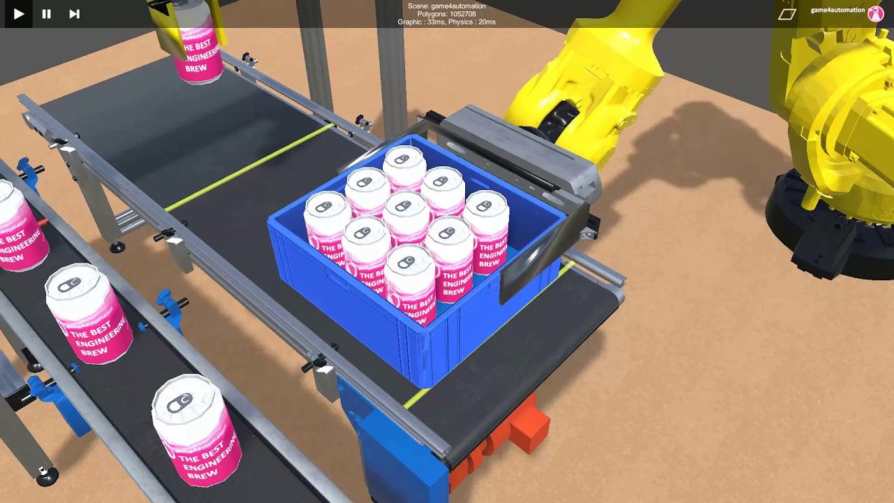 Automation concept design and virtual commissioning with Unity - Demo