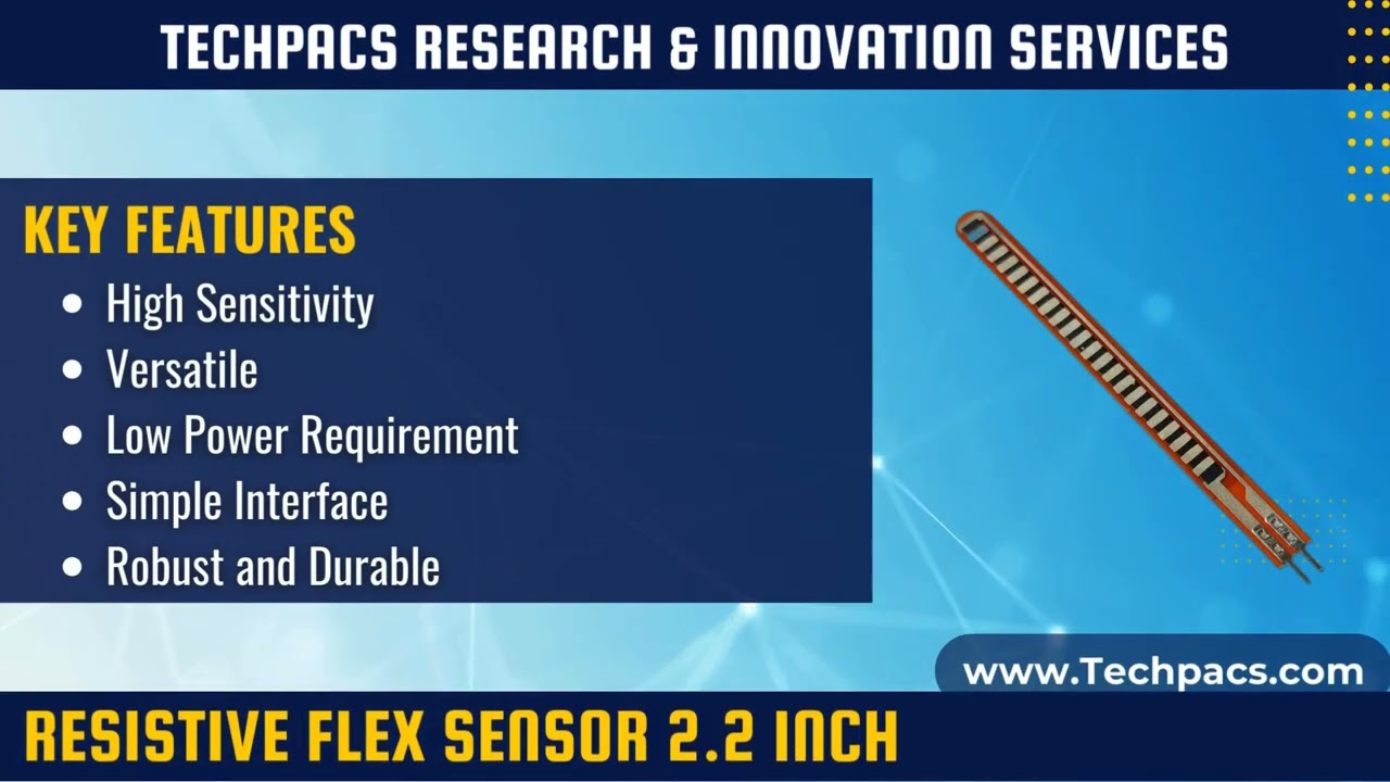 Resistive Flex Sensor 2.2 Inch Detailed Description,Applications and Technical Specifications