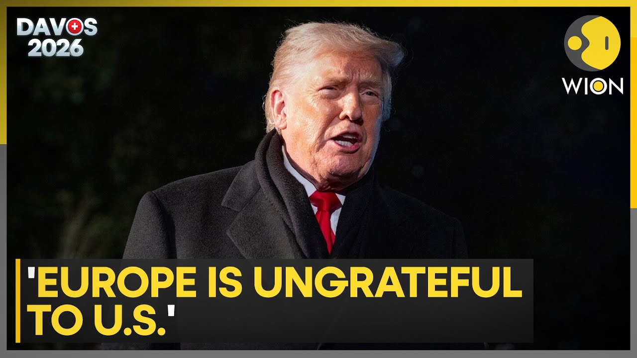 Trump at Davos: 'It's Hard To Call Greenland Land, It's a Piece of Ice' | WION News