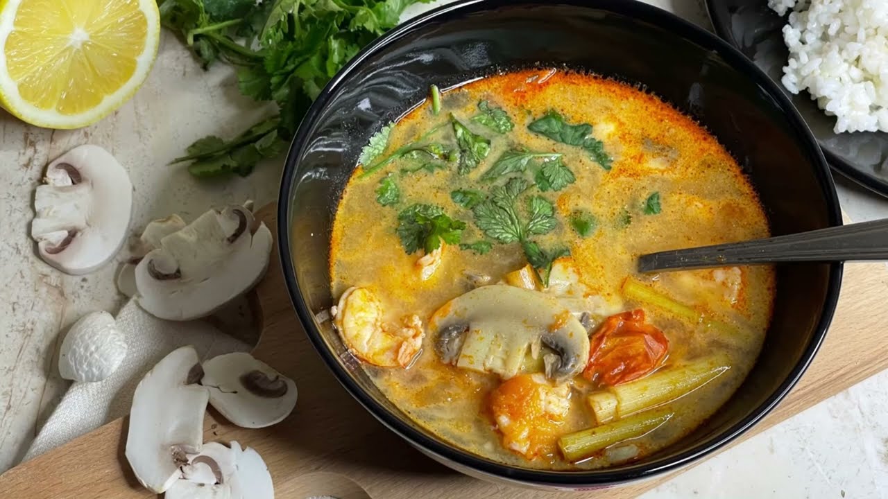 Простой рецепт Том Ям / TOM YUM SOUP RECIPE